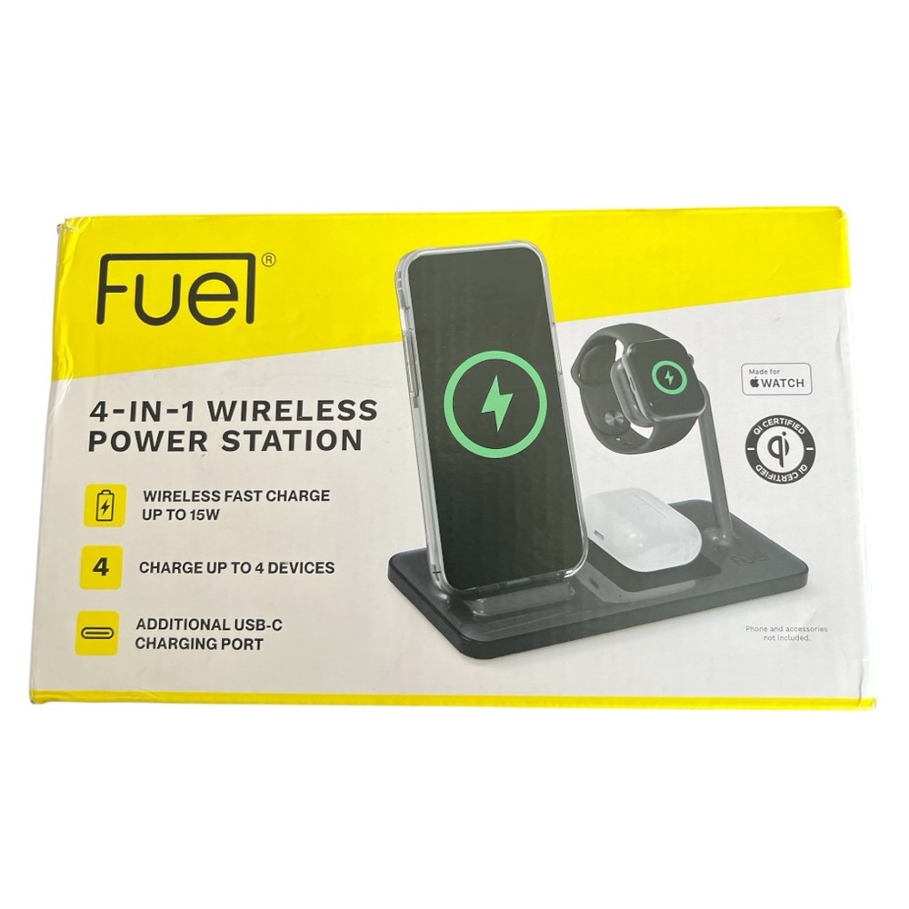 Case-Mate’s Fuel Power 4-in-1 Wireless Power Station for Multiple Devices.